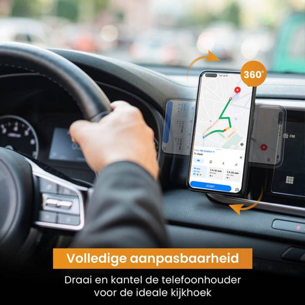 R2B Telefoonhouders Auto Magnetisch met 360 Graden rotatie - Voor Dashboard/Console - Gsm Houder Auto