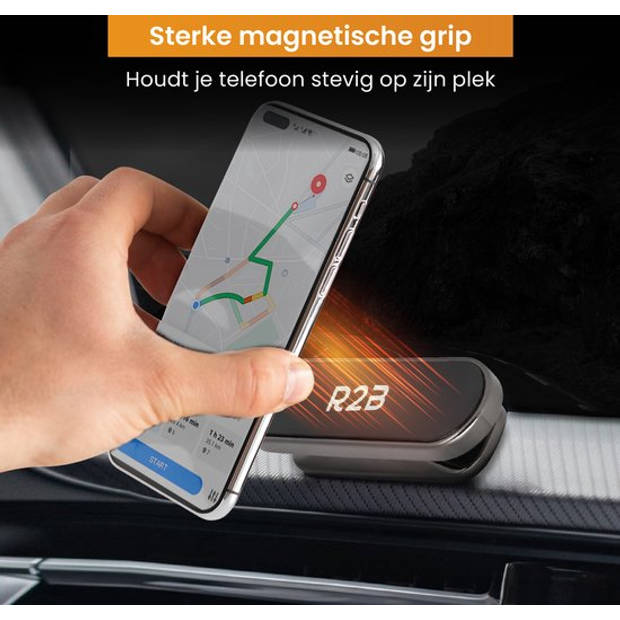 R2B Telefoonhouders Auto Magnetisch met 360 Graden rotatie - Voor Dashboard/Console - Gsm Houder Auto