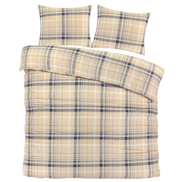 Day Dream Flanel Dekbedovertrek Solden - Lits-jumeaux - 240x200/220 cm - Beige