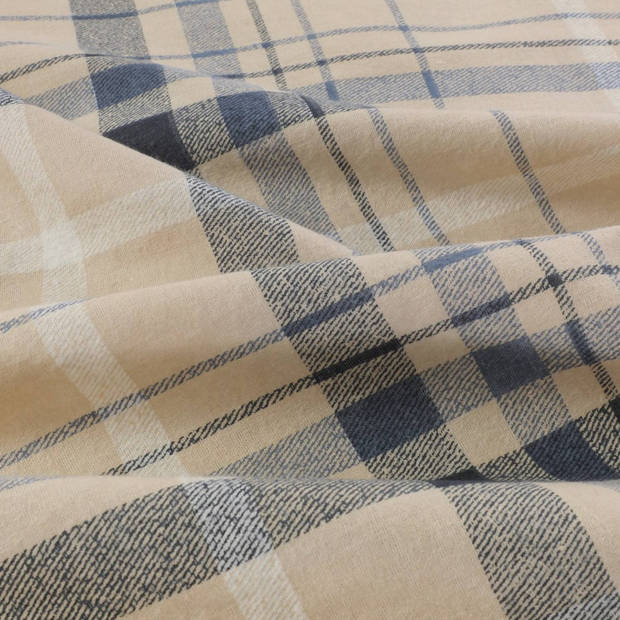 Day Dream Flanel Dekbedovertrek Solden - Eenpersoons - 140x200/220 cm - Beige