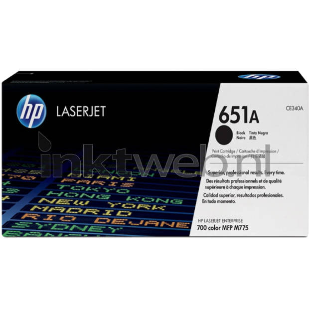 HP 651A zwart toner