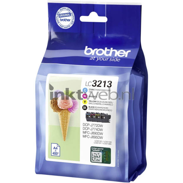 Brother LC-3213 Multipack zwart en kleur cartridge