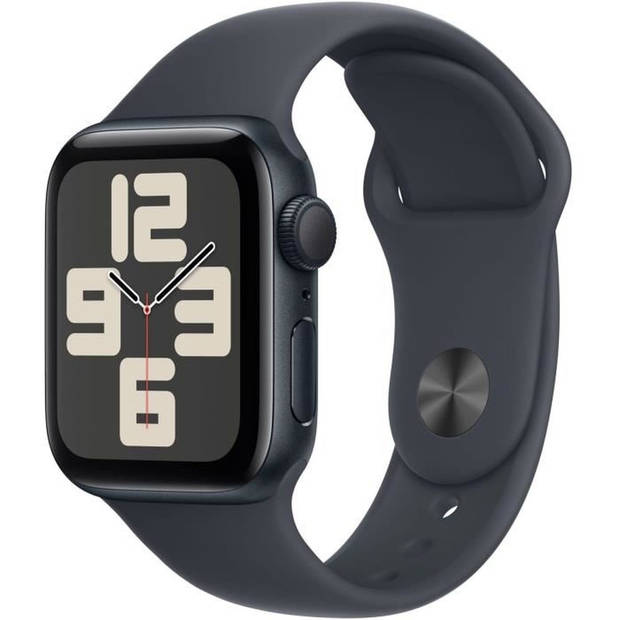 Apple Watch SE GPS - 40 mm - Midnight aluminium kast - Midnight sportband - M/L