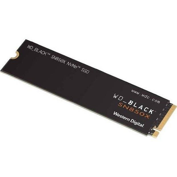 Western Digital Hard Drive SN850X - NVME SSD - 2 TB Intern - M2 -formaat - Zwart