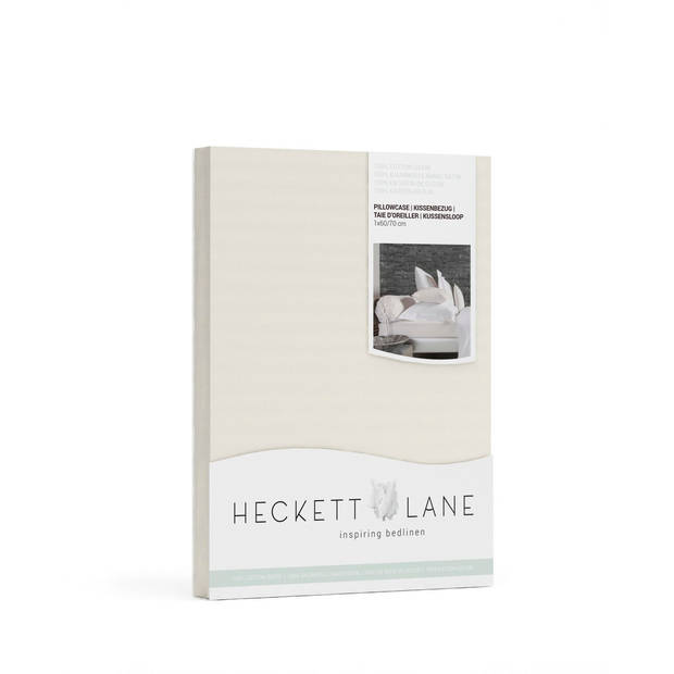 Heckett & Lane Elementi Kussensloop Katoen Satijn - off white 60x70cm