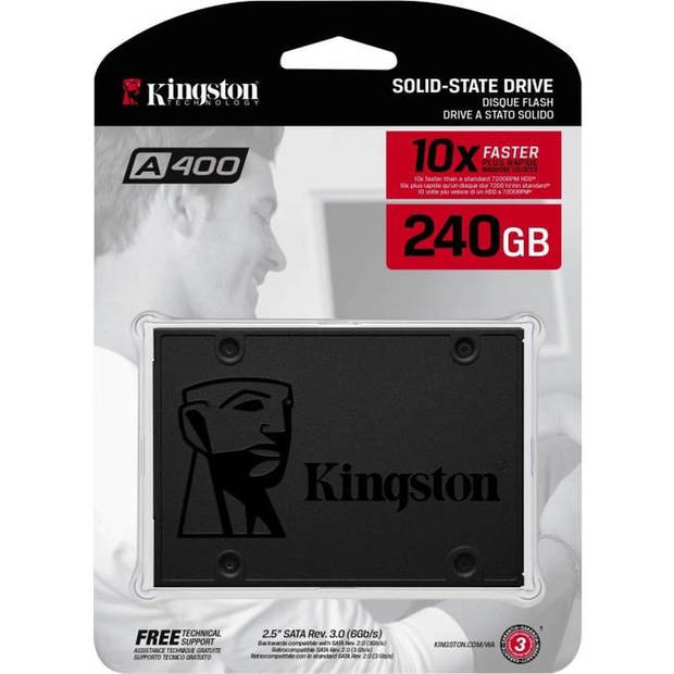 Kingston SSD Interne A400 2.5 (240GB) - SA400S37 / 240G