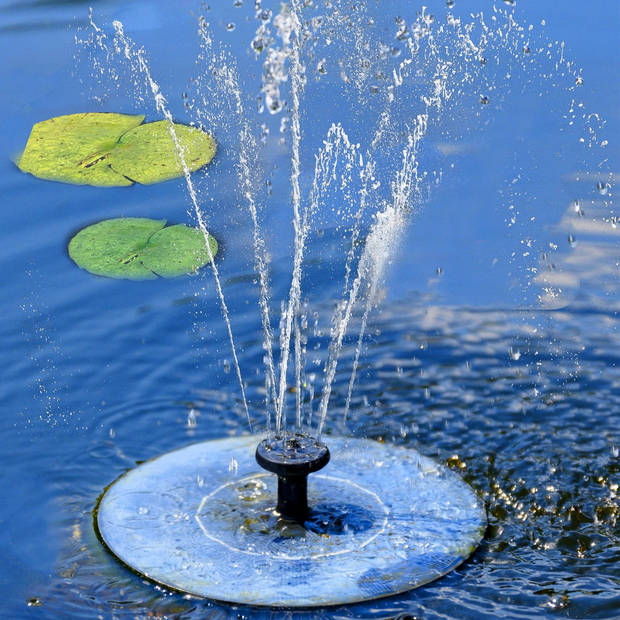 Luume Solar Fontein op Zonne Energie - Vijverpomp - Vogelbad - Drijvende Fountain - Waterornament