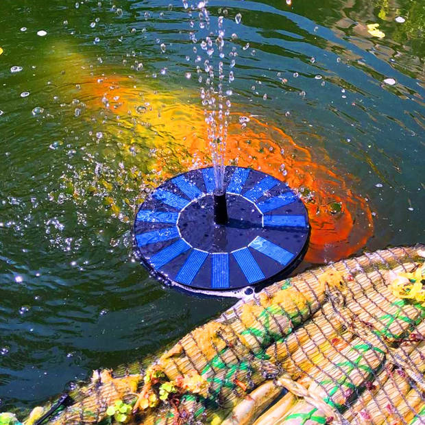 Luume Solar Fontein op Zonne Energie - Vijverpomp - Vogelbad - Drijvende Fountain - Waterornament