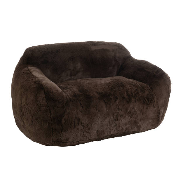 J-line - Fauteuil Cutie Polyester Bruin Large - 152x110x81cm