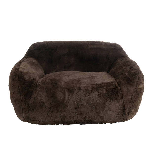 J-line - Fauteuil Cutie Polyester Bruin Large - 152x110x81cm