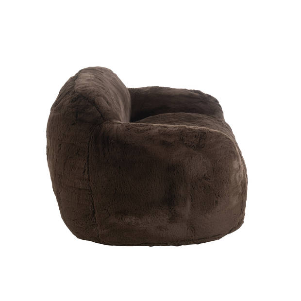 J-line - Fauteuil Cutie Polyester Bruin Large - 152x110x81cm