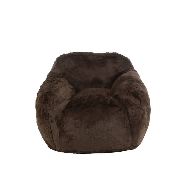 J-line - Fauteuil Cutie Polyester Bruin Small - 99x98x75cm