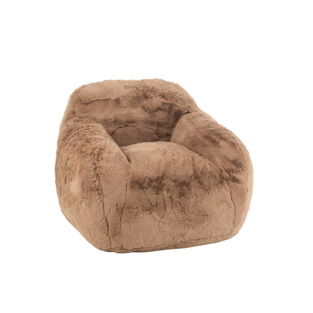 J-line - Fauteuil Cutie Polyester Taupe Small - 99x98x75cm