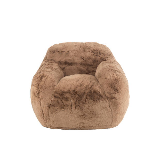 J-line - Fauteuil Cutie Polyester Taupe Small - 99x98x75cm