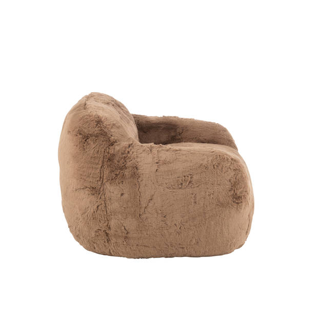 J-line - Fauteuil Cutie Polyester Taupe Small - 99x98x75cm