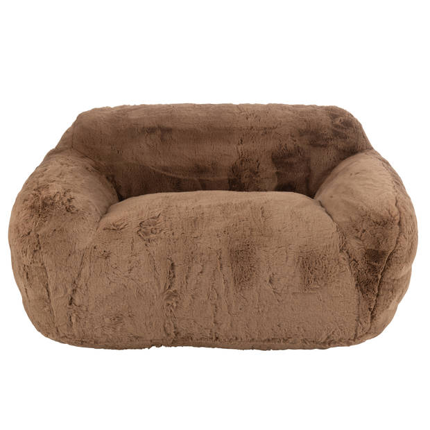 J-line - Fauteuil Cutie Polyester Taupe Large - 152x110x81cm