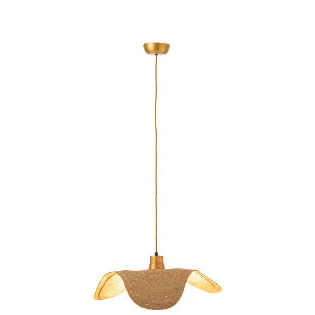 J-line - Hangende Lamp Moonj Gras Naturel Small - 55x48x8cm