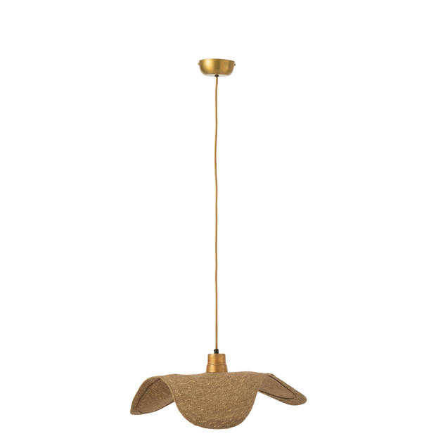 J-line - Hangende Lamp Moonj Gras Naturel Small - 55x48x8cm