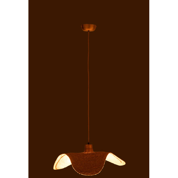 J-line - Hangende Lamp Moonj Gras Naturel Small - 55x48x8cm