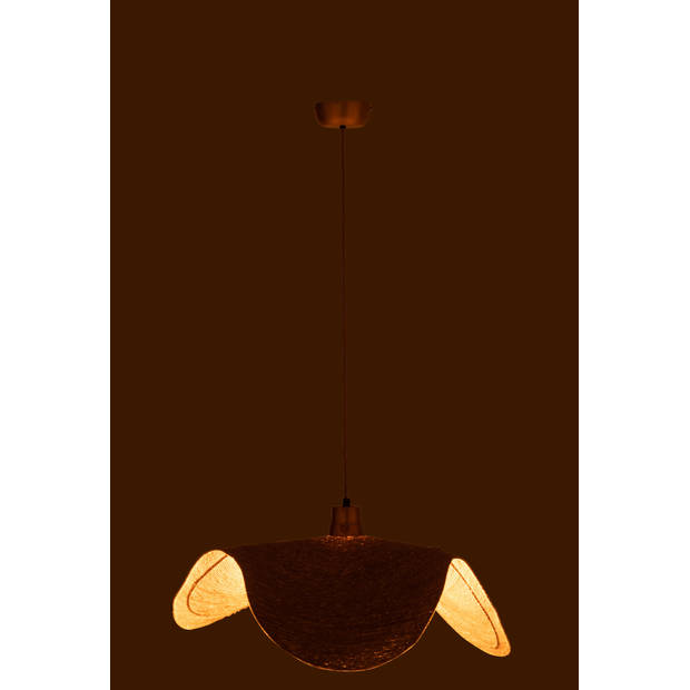 J-line - Hangende Lamp Moonj Gras Naturel Medium - 75x65x8cm