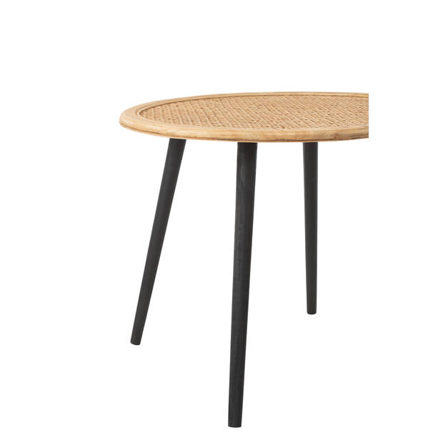 J-line - Set Van Twee Bijzettafel Bamboo Naturel - 67x67x56.5cm