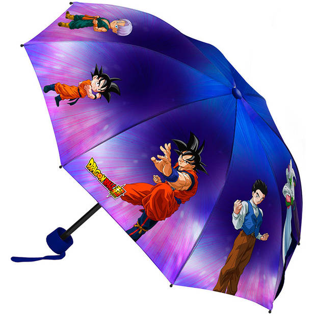 Dragon Ball Z Paraplu, Super Saiyan - Ø 90 x 24/55 cm - Polyester