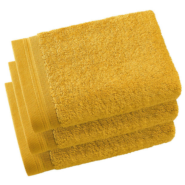 Gastendoekjes Contessa Golden Yellow 40 x 60 cm Katoen 3 stuks