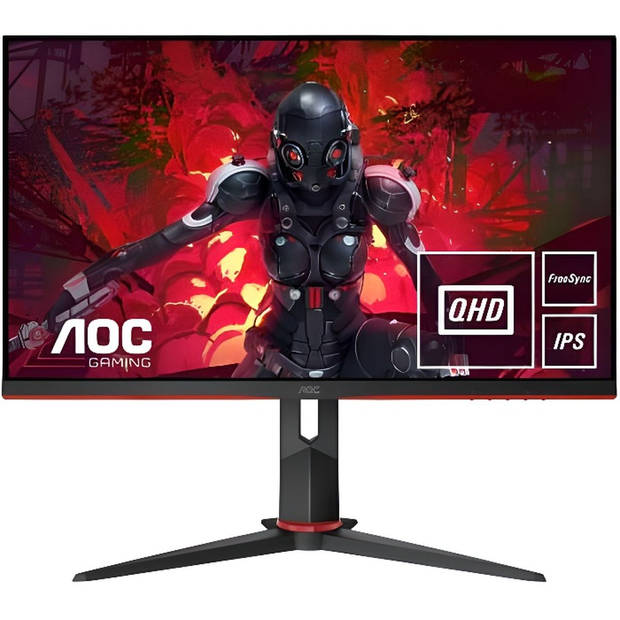 AOC Q27G2U / BK - Gamerscherm - QHD IPS 144hz 1ms - FreeSync Premium - Hoogte-instelling - USB-hub