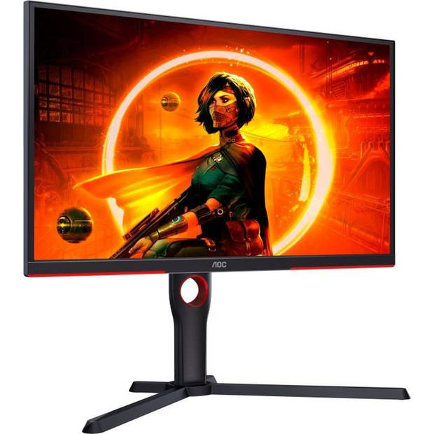 PC-gamingscherm - AOC - 25G3ZM/BK - 24,5 VA FHD 0,5 ms 240 Hz HDMI DisplayPort Pivot In hoogte verstelbaar Adaptive Sync