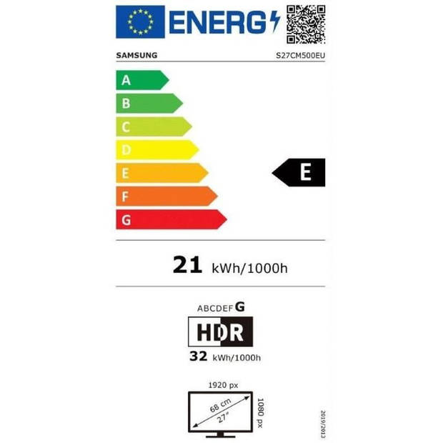 PC-scherm - SAMSUNG - Smart Monitor M5 - CM500 - 27 FHD 1920x1080 - 60Hz - VA - 4ms - Zwart - HDMI + Afstandsbediening