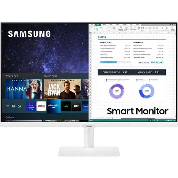 PC-scherm - SAMSUNG - Smart Monitor M5 - CM500 - 27 FHD 1920x1080 - 60Hz - VA - 4ms - Zwart - HDMI + Afstandsbediening