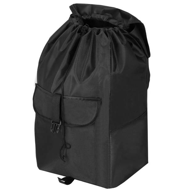 Springos Boodschappentrolley - Boodschappenkrat - Met Twee Wielen - Grijs - Zwart - 42 L - 28 KG - 99 x 57 CM