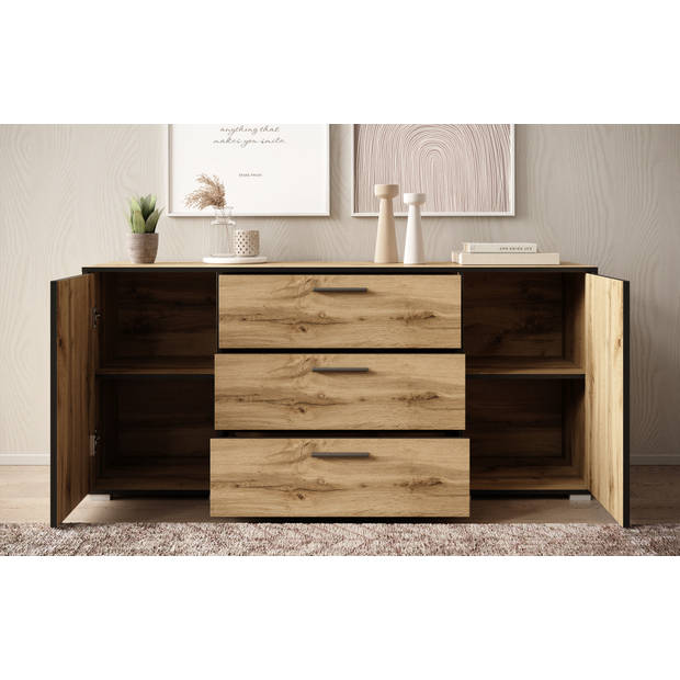 Meubella Dressoir Betty - Eiken - 150 cm