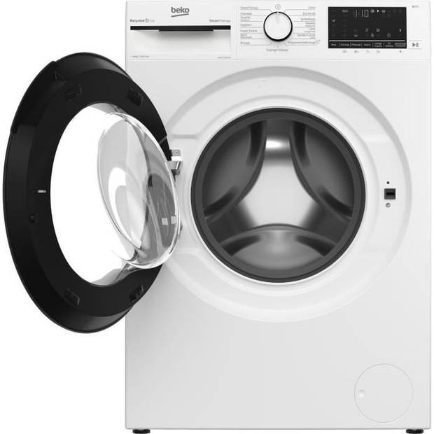 BEKO B3WFT51062WW patrijspoortwasmachine - 10 kg - Inductie - L60cm - 1600 tpm - Klasse B - Wit