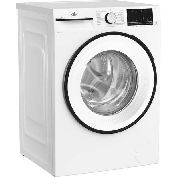 BEKO B3WFT51062WW patrijspoortwasmachine - 10 kg - Inductie - L60cm - 1600 tpm - Klasse B - Wit