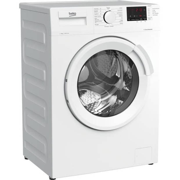 BEKO WTV95220W patrijspoortwasmachine - 9 kg - Inductie - L60cm - 1400 tpm - Klasse A - Wit