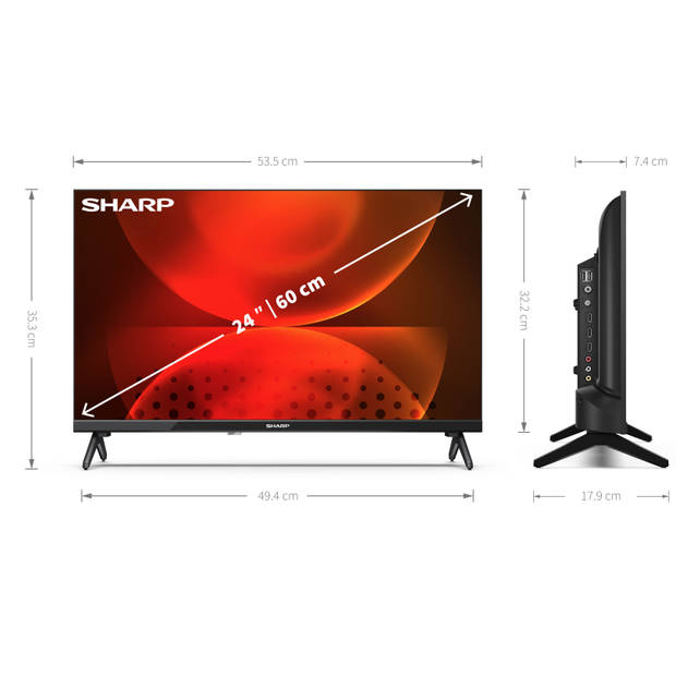 Sharp 24FH2 - 24 inch HD-Ready Android TV