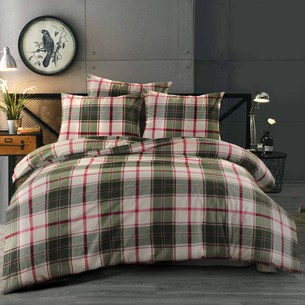 Day Dream Flanel Dekbedovertrek Brixen - Eenpersoons - 140x200/220 cm - Multi