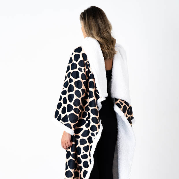 Snuggie; Fleece Deken met Mouwen; Hoodie Deken; Deken met Mouwen; Snuggle Hoodie; Hoodie Blanket; Snuggle; Giraffe