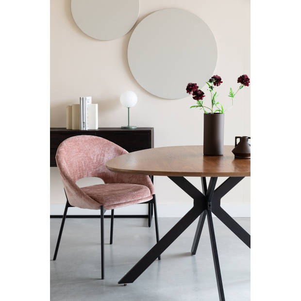 Housecraft Dando Eetkamerstoelen Oud Roze - Set van 2