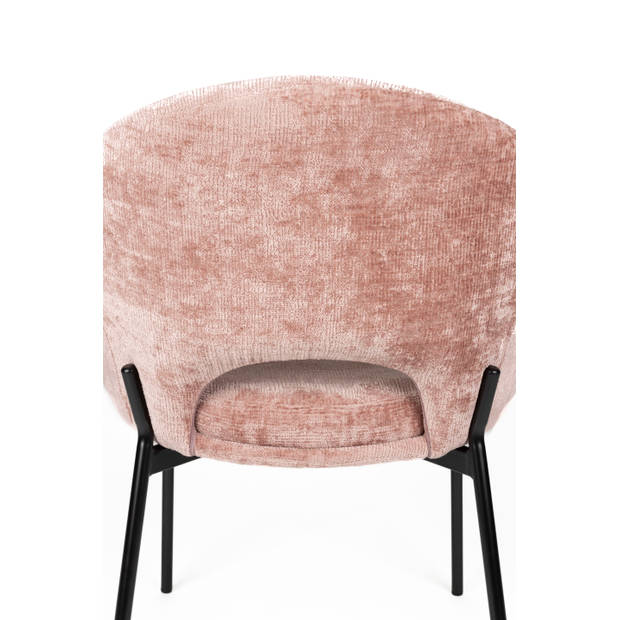 Housecraft Dando Eetkamerstoelen Oud Roze - Set van 2