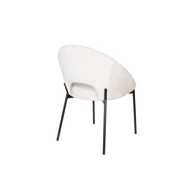 Housecraft Dando Eetkamerstoelen Off White - Set van 2