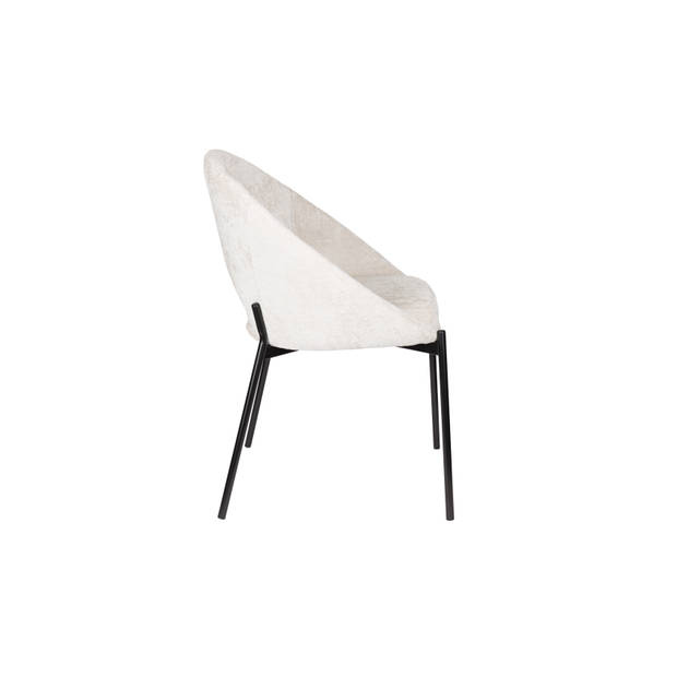 Housecraft Dando Eetkamerstoelen Off White - Set van 2