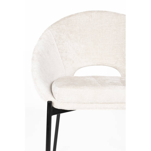 Housecraft Dando Eetkamerstoelen Off White - Set van 2