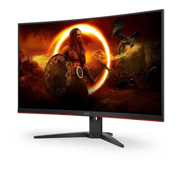 PC-gamerscherm - AOC - CQ32G2SE/BK - 31,5 VA Curved QHD - 1 ms - 165 Hz - HDMI / DisplayPort - Freesync Premium