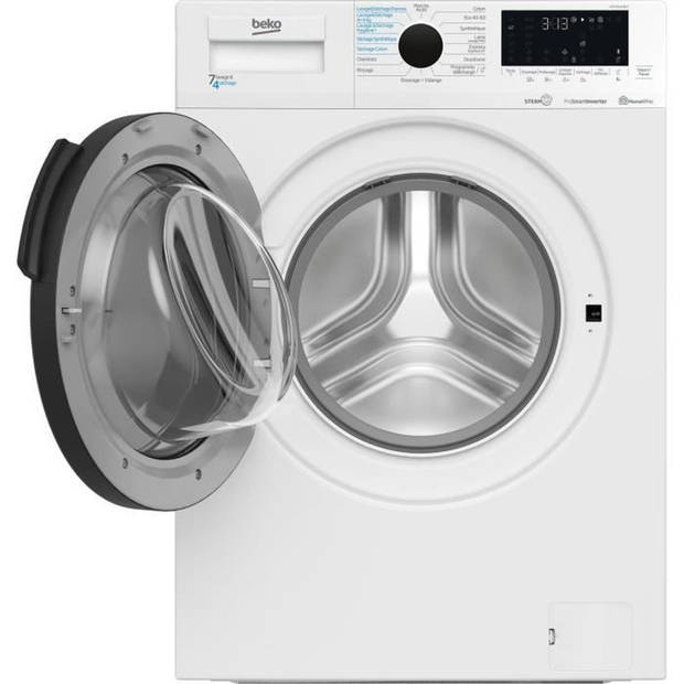 BEKO HTE7614YBST was-droogcombinatie - 7/4 kg - Inductie - L60cm - 1200 tpm - Wit