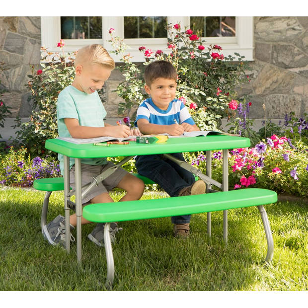 Kindertafel Lifetime Opvouwbaar - Picknickset - Groen