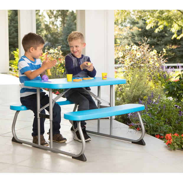 Kindertafel Lifetime Blauwe Opvouwbaar - Picknickset - Blauw