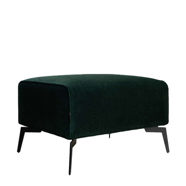 Bronx71 Hocker Vegas groen velvet.