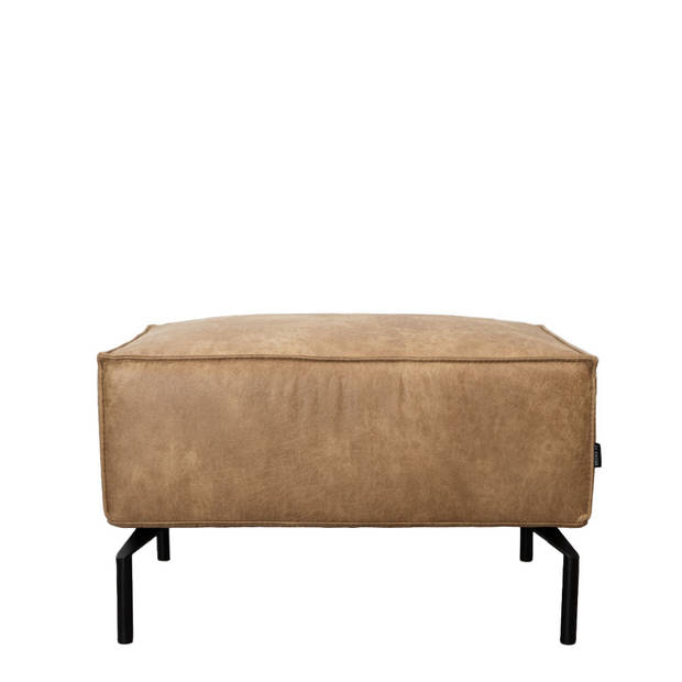 Bronx71 Hocker Kansas eco-leer beige.